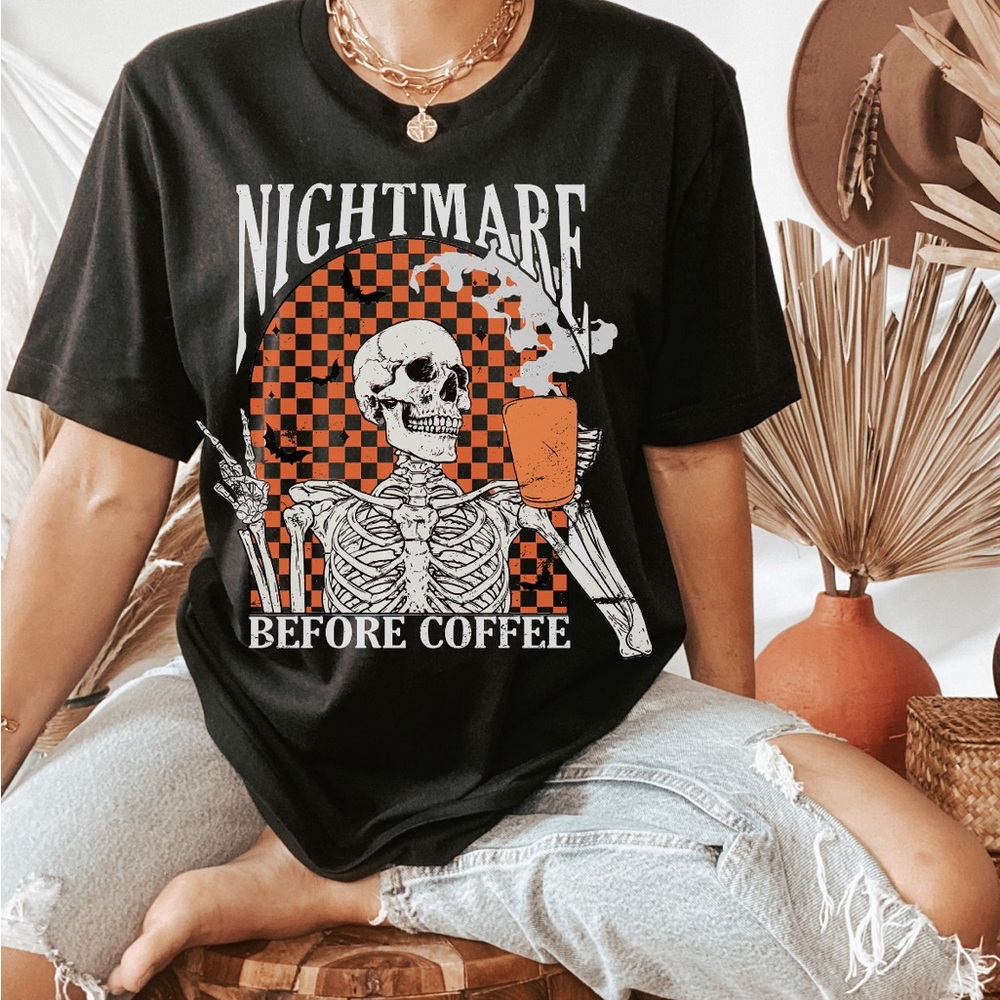 Nightmare Before Coffee  T shirt